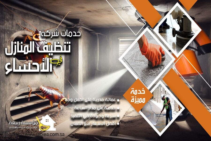 شركة مكافحة صراصير في الاحساء